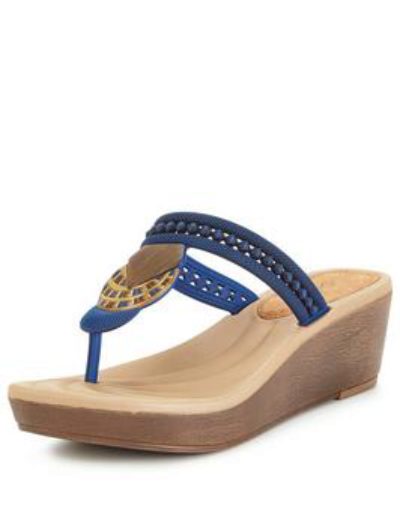 Grendha Tribal Toe Post Wedge